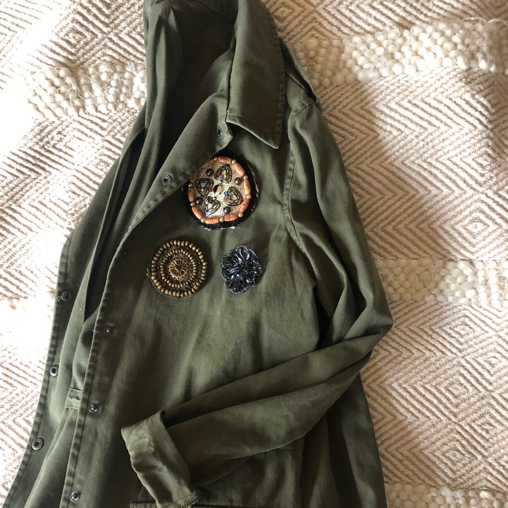 Embellished Utility Jacket - Picture 3 of 8